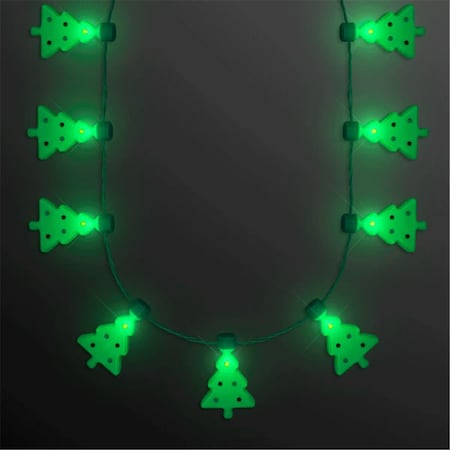 Endless Games Merriest Little Christmas Tree Flashing Holiday Lights Necklace EN3332849